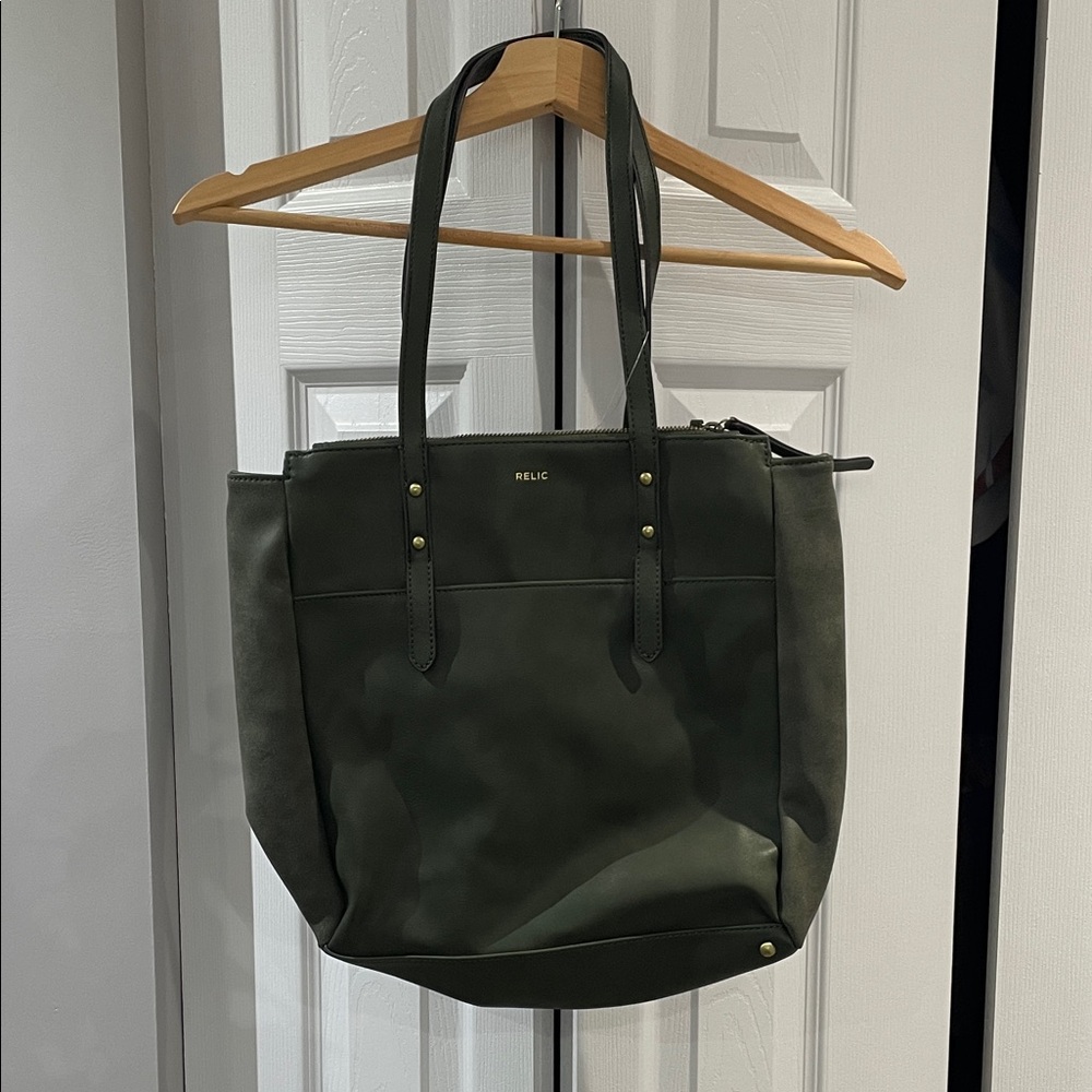 Relic by Fossil Dark Green Small Tote Bag